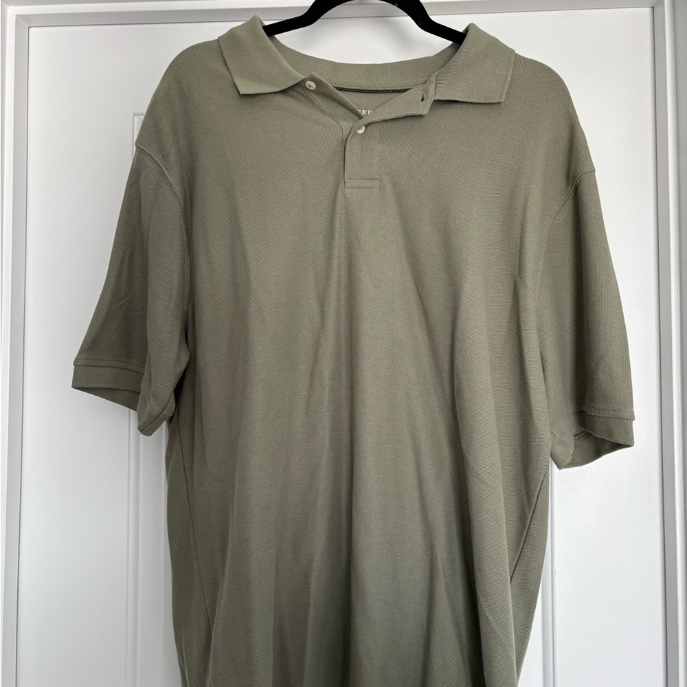 Saddlebred Olive Green Short-Sleeve Polo